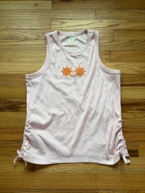 Y2K Pink Celestial Tank Top Size 2X